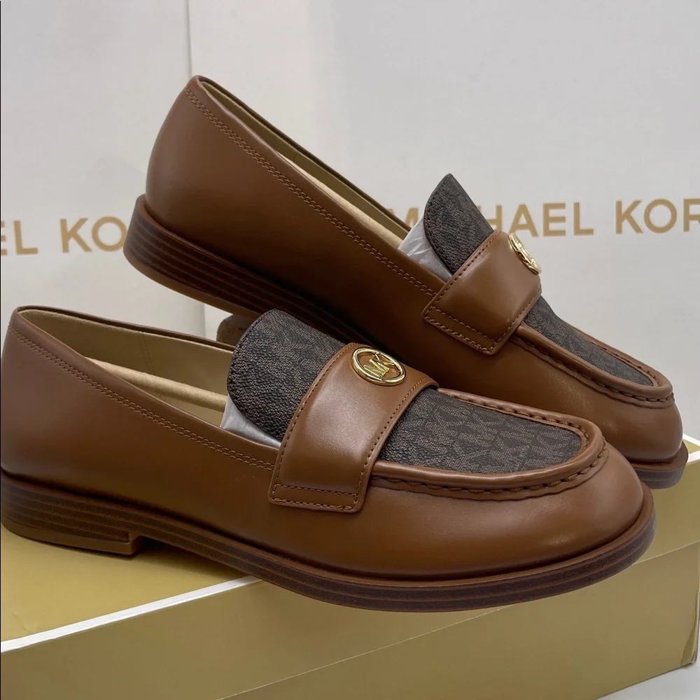 Michael Kors HANNAH LOAFER
FAUX LEATHER
49F5HNFP2L
Brown - Picture 7 of 16